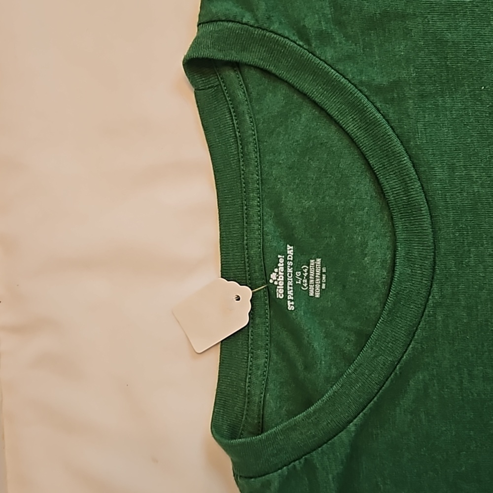 Way to Celebrate St Patricks Day T-Shirt Green White Large - Picture 17 of 17